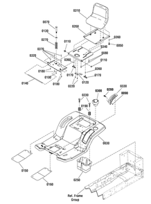 Part Location Diagram of 7400302BMYP Murray SEAT PLATE